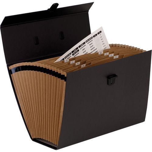 Illustration de : Trieur accordéon 19 compartiments - Bankers Box
