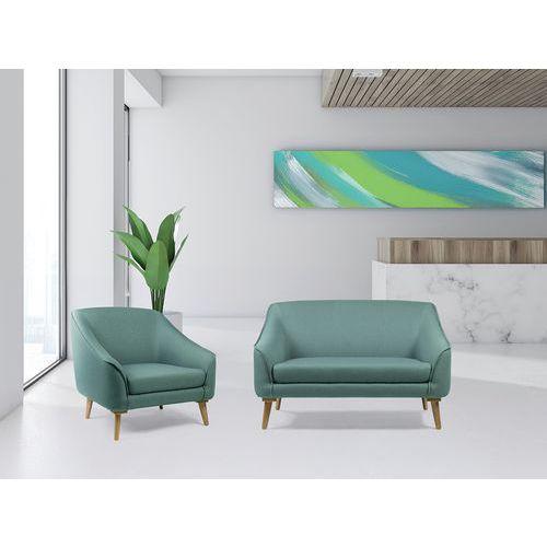 Illustration de : Fauteuil AYA enduit PVC non feu M1 pied métal GGI