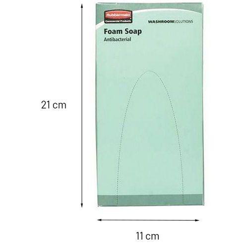 Illustration de : Recharge savon mousse antibactérien - 800 ml - Rubbermaid