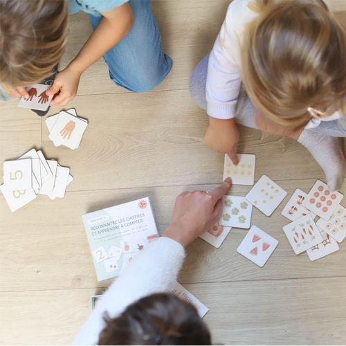 Illustration de : Reconnaître les chiffres et apprendre à compter - L'atelier gigogne