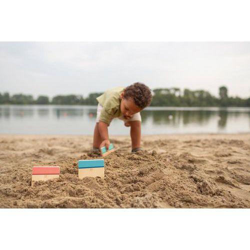 Illustration de : Lot de 3 outils de sable en bois - BS Toys