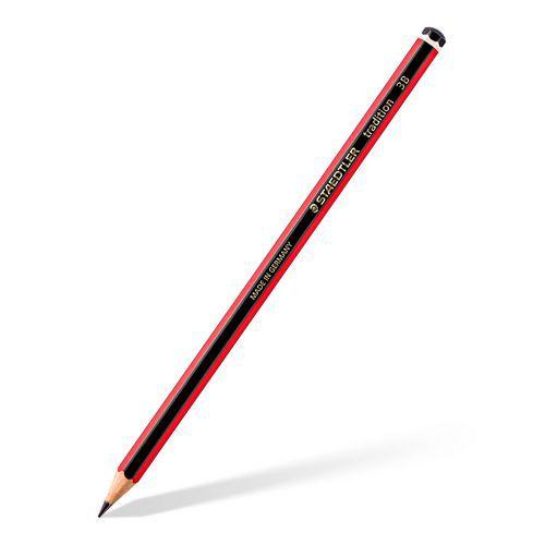 Illustration de : Crayon graphite 3B en bois forme hexagonale - Staedtler