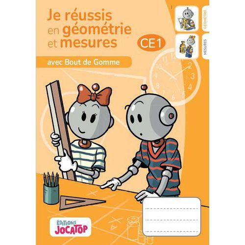 Illustration de : Je réussis en géométrie et mesures au CE1-Jocatop