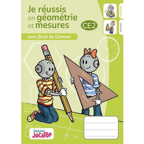 Illustration de : Je réussis en géométrie et mesures au CE2-Jocatop