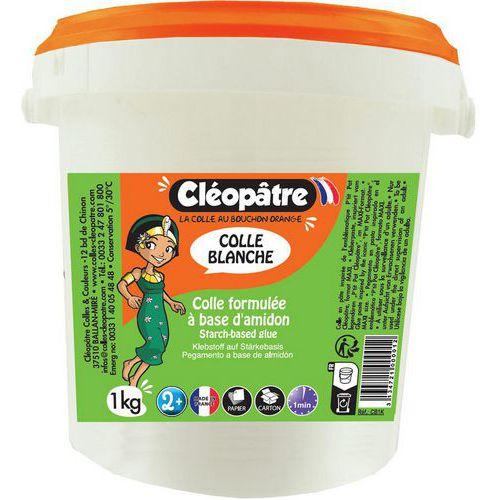 Illustration de : Colle blanche en pâte 1kg - Cléopâtre