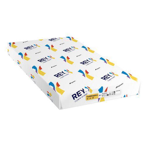 Illustration de : Feuille A3 120 g blanc - Rey