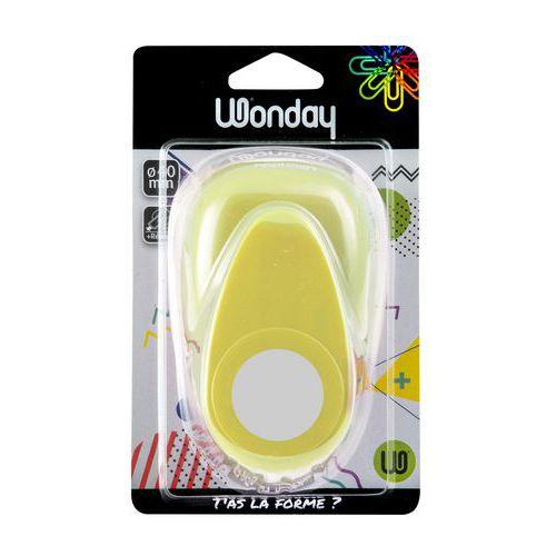 Illustration de : Perforateur rond Ø 38 mm avec réserve - Wonday