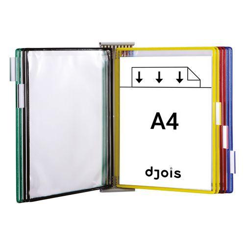 Illustration de : Extension pour support mural - 10 pochettes - Djois Made By Tarifold