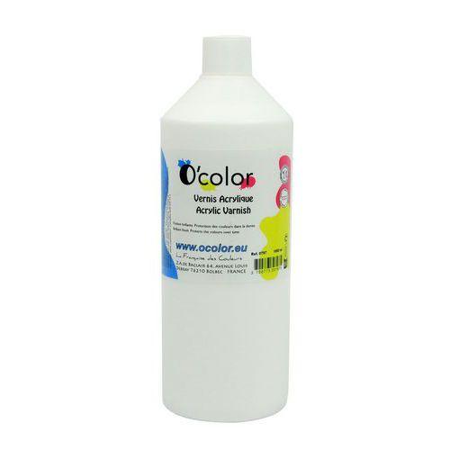 Illustration de : Vernis acrylique 1 L - O'color