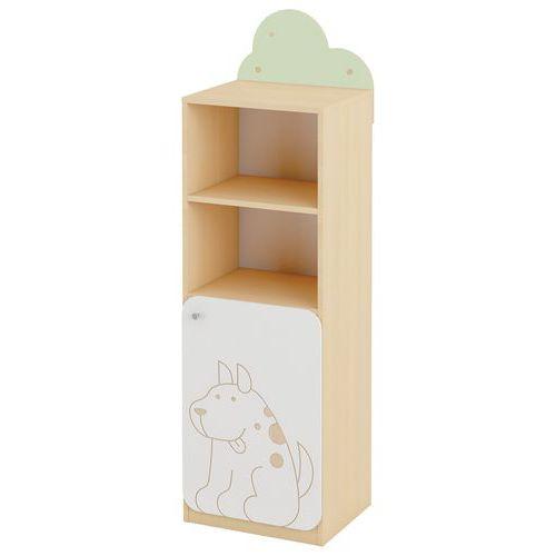 Illustration de : Bibliothèque haute 1 porte