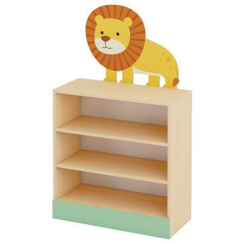 Illustration de : Meuble de rangement - lion