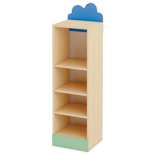 Illustration de : Meuble à étagères - nuage