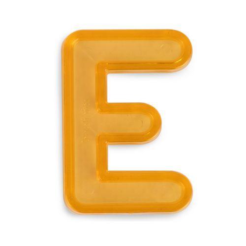 Illustration de : Lettres majuscules translucides lot de 76 - Miniland