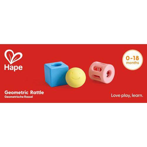 Illustration de : Lot 3 hochets géométriques - Hape