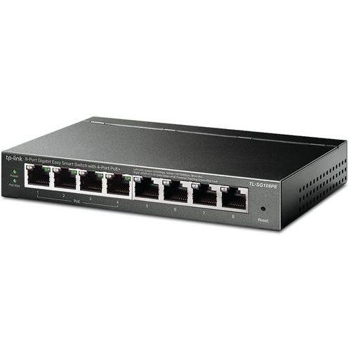 Illustration de : Switch Easy Smart 8 Ports Gigabit avec 4 ports PoE+ - TP-Link