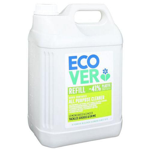 Illustration de : Nettoyant Multi-Usages Citronelle & Gingembre 5 L - Ecover Professional