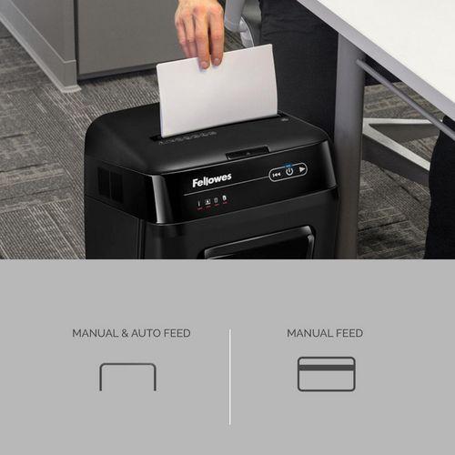 Illustration de : Destructeur de document AutoMax 200M - Coupe Micro P5 - Fellowes