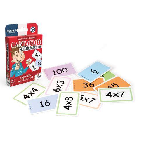 Illustration de : Cartes multiplications - Cartatoto