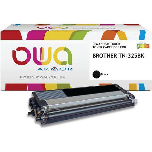 Illustration de : Toner remanufacturé BROTHER TN-325Bk - OWA