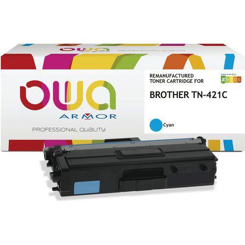Illustration de : Toner remanufacturé BROTHER TN-421C - OWA