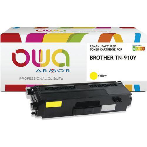 Illustration de : Toner remanufacturé BROTHER TN-910Y - OWA