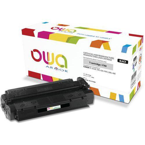 Illustration de : Toner remanufacturé CANON FX-8 - CANON CARTRIDGE T - OWA