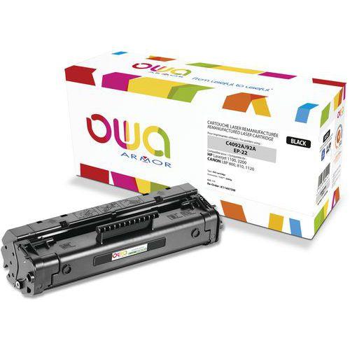 Illustration de : Toner remanufacturé HP C4092A - CANON EP-22 - OWA