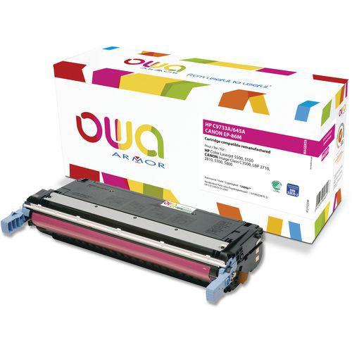 Illustration de : Toner remanufacturé HP C9733A - CANON EP-86 M - OWA