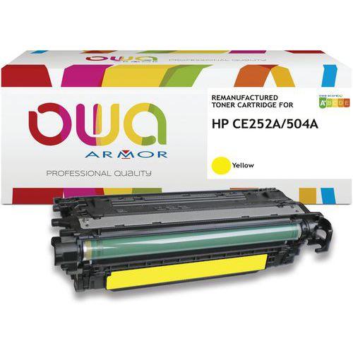 Illustration de : Toner remanufacturé HP CE252A - CANON 723Y - OWA