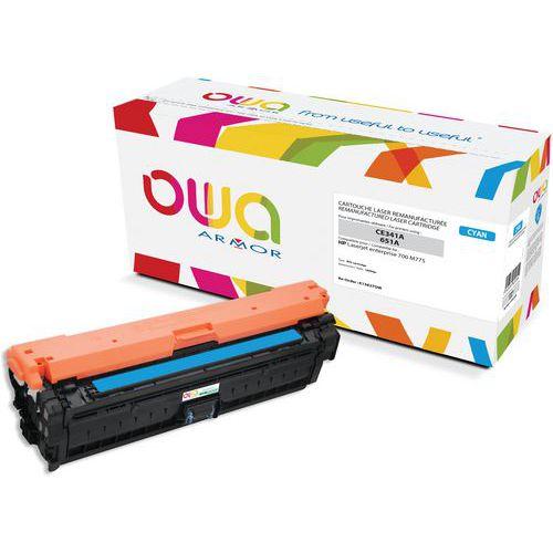 Illustration de : Toner remanufacturé HP CE341A - OWA