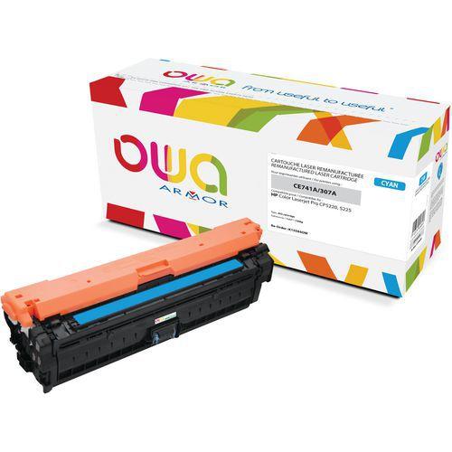 Illustration de : Toner remanufacturé HP CE741A - OWA