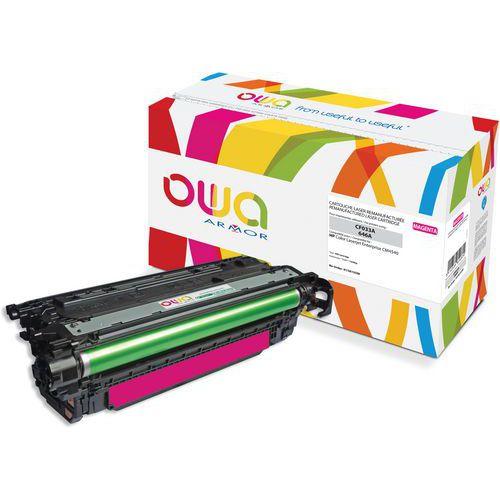 Illustration de : Toner remanufacturé HP CF033A - OWA