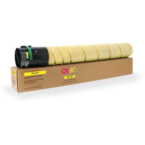 Illustration de : Toner remanufacturé KONICA MINOLTA TN-321 Y - OWA