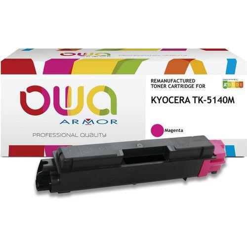 Illustration de : Toner remanufacturé KYOCERA TK-5140 M - OWA