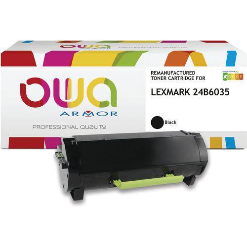Illustration de : Toner remanufacturé LEXMARK 24B6035 - OWA