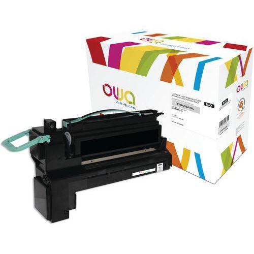 Illustration de : Toner remanufacturé LEXMARK C792X1KG - C792X2KG - OWA