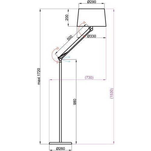 Illustration de : Lampadaire Punch - Aluminor