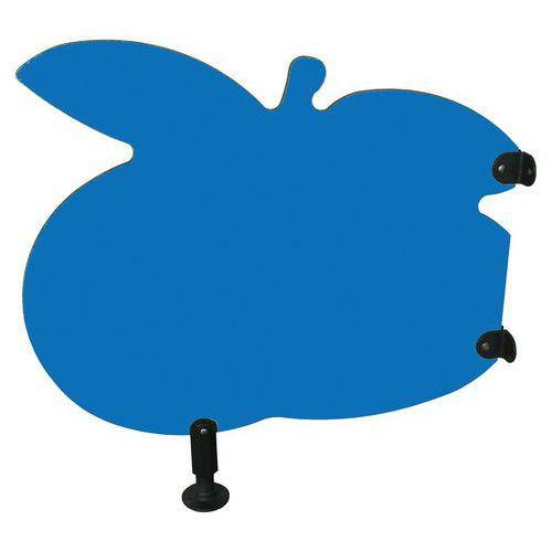 Illustration de : Séparation pour toilette enfant - Pomme
