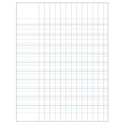 Illustration de : Cahier 17x22 cm 70g double ligne interligne 3mm 32 pages - Conquerant