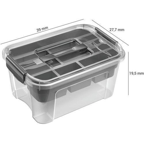 Illustration de : Bac de rangement Combi-box - 13 L - CEP