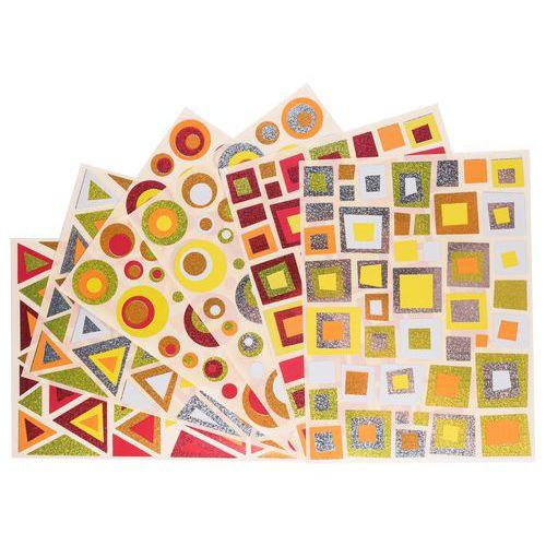 Illustration de : Pochette 798 gommettes repositionnables holographiques - Cleopatre