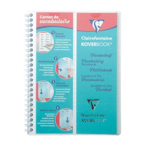 Illustration de : Carnet vocabulaire spiralé 14,8x21 100 pages lignées - Clairefontaine