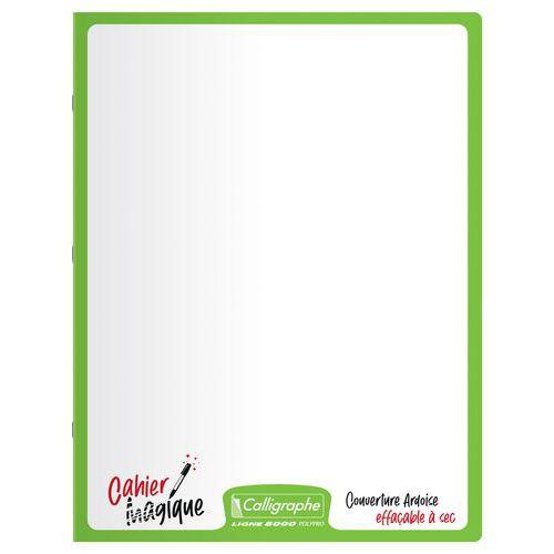 Illustration de : Cahier magique ardoise 17x22cm 48 pages séyès 90g - Clairefontaine