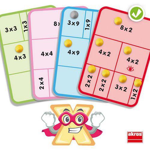 Illustration de : Apprendre et comprendre les tables de multiplication - Akros