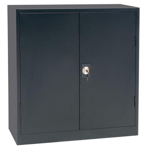 Illustration de : Armoire à portes battantes 2000 - H 106 x 100 cm - Manutan Expert