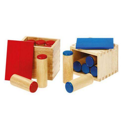 Illustration de : Boîte des sons - coffret d'éveil auditif