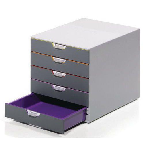 Illustration de : Module de classement Varicolor - 5 tiroirs