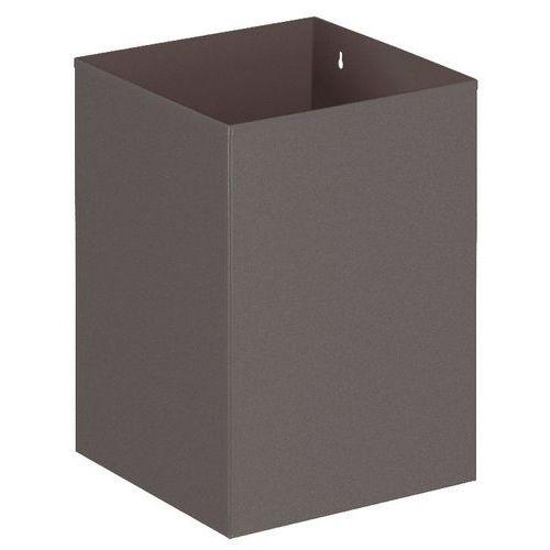 Illustration de : Corbeille à papier carrée 21L - Vepabins
