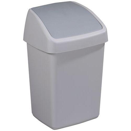 Illustration de : Poubelle Delta couvercle à bascule - Vepabins