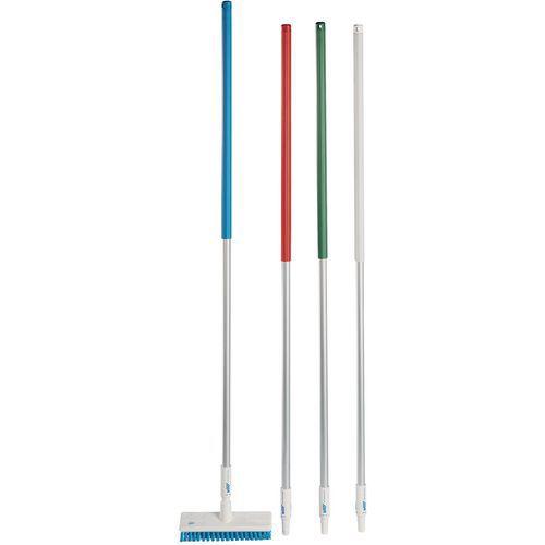 Illustration de : Manche en aluminium Vikan - Poignée ergonomique - Ø 31 mm